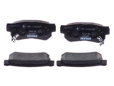 Set plăcuțe frână TEXTAR, spate, pentru: HYUNDAI ELANTRA IV, GETZ, GRANDEUR, HIGHWAY, MATRIX, SANTA FÉ I, SONATA IV, SONATA V, TRAJET, TRAJET/MINIVAN, TUCSON, TUCSON/SUV, XG 1.1-3.8 03.98-