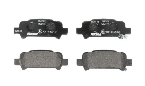 Set plăcuțe frână TEXTAR, spate, pentru: SUBARU FORESTER, IMPREZA, LEGACY III, LEGACY IV, OUTBACK 1.5-3.0 03.94-08.09