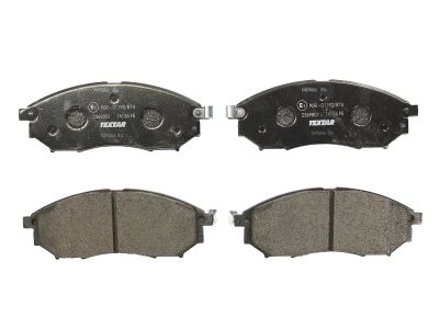 Set plăcuțe frână TEXTAR, față, pentru: NISSAN MURANO II, NAVARA, NP300 NAVARA, PATHFINDER III, QASHQAI I, STAGEA; RENAULT KOLEOS I 1.5D-4.5 09.96-