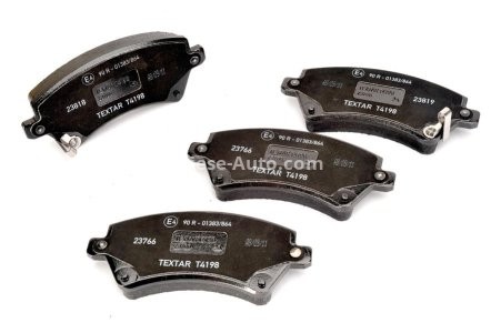Set plăcuțe frână TEXTAR, față, pentru: TOYOTA COROLLA 1.4-2.0D 01.01-03.08