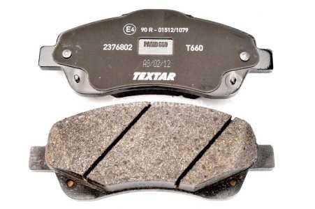Set plăcuțe frână TEXTAR, față, pentru: TOYOTA AVENSIS, COROLLA VERSO 1.6-2.4 03.03-03.09