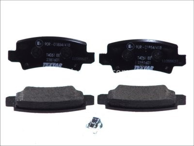 Set plăcuțe frână TEXTAR, spate, pentru: TOYOTA COROLLA 1.4-2.0D 01.01-03.08