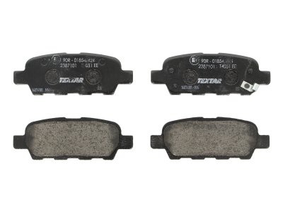 Set plăcuțe frână TEXTAR, spate, pentru: NISSAN 350Z, ALTIMA, CUBE, JUKE, MAXIMA, MAXIMA VI, MURANO I, QASHQAI I, QUEST, ROGUE, TEANA I, TEANA II, TIIDA, X-TRAIL 1.5-4.5 06.01-