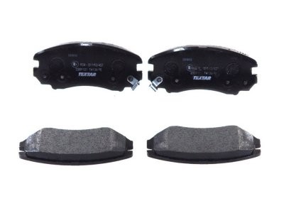 Set plăcuțe frână TEXTAR, față, pentru: HYUNDAI COUPE II, ELANTRA III, ELANTRA IV, SONATA IV, SONATA V, TIBURON, TUCSON, TUCSON/SUV; KIA MAGENTIS I, MAGENTIS II, OPTIMA, SOUL I 1.6-3.3 03.98-