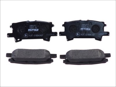 Set plăcuțe frână TEXTAR, spate, pentru: LEXUS RX; TOYOTA HARRIER, HIGHLANDER / KLUGER 2.4-3.5 09.00-12.13
