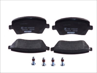 Set plăcuțe frână TEXTAR, față, (cu suruburi ghidare etrier frână), pentru: MERCEDES CITAN MIXTO (DOUBLE CABIN), CITAN (MPV), CITAN/MINIVAN (W415); DACIA DOKKER 0.9-Electric 01.03-