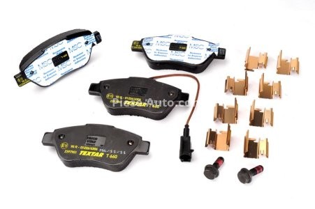 Set plăcuțe frână TEXTAR, față, pentru: FIAT 500, 500 C, GRANDE PUNTO, PUNTO 1.2-1.4LPG 10.05-