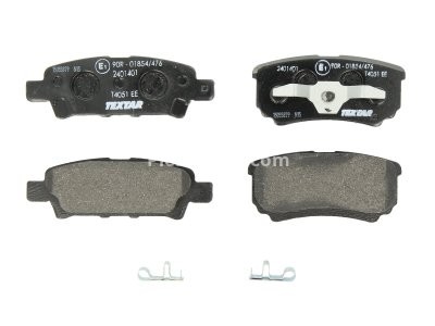 Set plăcuțe frână TEXTAR, spate, pentru: CHRYSLER 200, SEBRING; DODGE AVENGER, CALIBER; JEEP COMPASS, PATRIOT; MITSUBISHI LANCER VII, LANCER VIII, OUTLANDER I 1.3-3.6ALK 03.01-