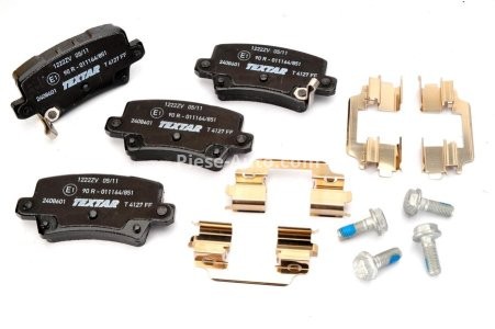 Set plăcuțe frână TEXTAR, spate, pentru: HONDA CIVIC VIII 1.4-2.2D 09.05-01.12