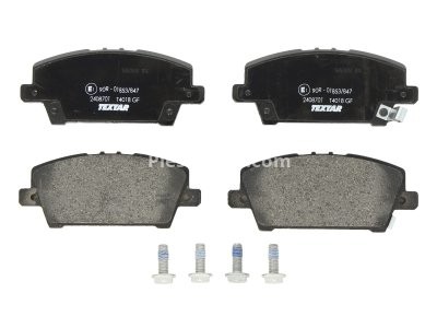 Set plăcuțe frână TEXTAR, față, pentru: HONDA CIVIC VIII 1.4/1.8/2.2D 09.05-12.11