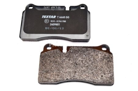 Set plăcuțe frână TEXTAR, față, pentru: CHEVROLET CORVETTE; VW TOUAREG 3.0D-6.2 10.02-12.19