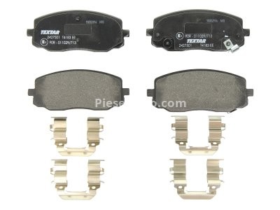 Set plăcuțe frână TEXTAR, față, pentru: HYUNDAI I10 I, I10 II; KIA PICANTO I 1.0-1.2 04.04-