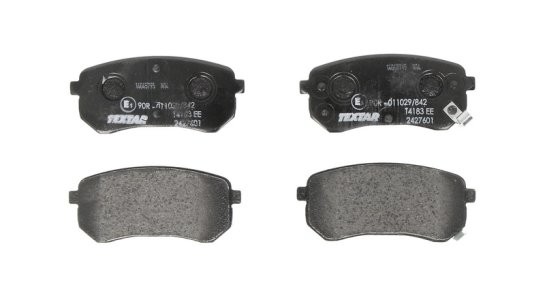Set plăcuțe frână TEXTAR, spate, pentru: HYUNDAI I10 I, I10 II; KIA PICANTO I, PICANTO II 1.0-1.2 04.04-