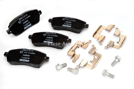 Set plăcuțe frână TEXTAR, față, pentru: FORD FIESTA, FIESTA VI; MAZDA 2; SUZUKI SWIFT V 1.0-1.6D 07.07-