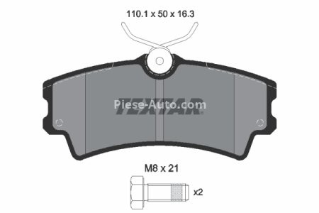 Set plăcuțe frână TEXTAR, față, pentru: SANTANA 300/350, PS10/ANIBAL 1.6-2.8D 09.98-
