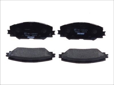 Set plăcuțe frână TEXTAR, față, pentru: TOYOTA AURIS, MARK X ZIO I, MIRAI, PRIUS PLUS, RAV 4 III, RAV 4 IV 1.8H-Electric 11.05-