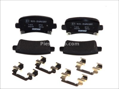 Set plăcuțe frână TEXTAR, spate, pentru:  OPEL INSIGNIA A, INSIGNIA A COUNTRY; SAAB 9-5 1.4-3.6 07.08-