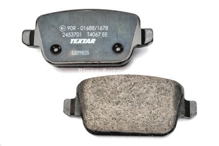 Set plăcuțe frână TEXTAR, spate, pentru: LAND ROVER FREELANDER 2 2.0/3.2 10.06-10.14