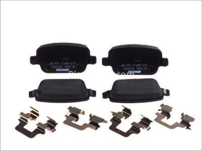 Set plăcuțe frână TEXTAR, spate, pentru: FORD FOCUS II, GALAXY II, GALAXY MK II, KUGA I, MONDEO IV, S-MAX 1.6-2.5 10.05-06.15