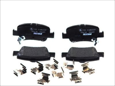 Set plăcuțe frână TEXTAR, spate, pentru: TOYOTA AURIS, COROLLA 1.2-2.2D 10.06-12.18