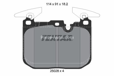 Set plăcuțe frână TEXTAR, față, (cu greutati de echilibrare), pentru: BMW 1 (F20), 1 (F21), 1 (F40), 2 (F22, F87), 2 (F23), 3 (F30, F80), 3 (F31), 3 GRAN TURISMO (F34), 4 (F32, F82) 1.5-3.0H 07.11-