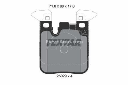Set plăcuțe frână TEXTAR, spate, pentru: BMW 1 (F20), 1 (F21), 2 (F22, F87), 2 (F23), 3 (F30, F80), 3 (F31), 3 GRAN TURISMO (F34), 4 (F32, F82), 4 (F33, F83), 4 GRAN COUPE (F36) 1.5-3.0H 07.11-