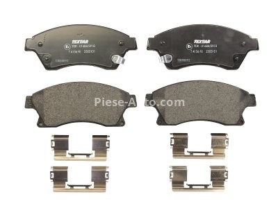 Set plăcuțe frână TEXTAR, față, pentru: CHEVROLET AVEO, CRUZE; OPEL ASTRA H CLASSIC, ASTRA J, ASTRA J GTC 1.2-2.0D 01.09-