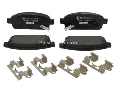 Set plăcuțe frână TEXTAR ,spate (cu accesorii), pentru: OPEL AMPERA, ASTRA H CLASSIC, ASTRA J, ASTRA J GTC, CASCADA 1.3D-2.0D 01.09-