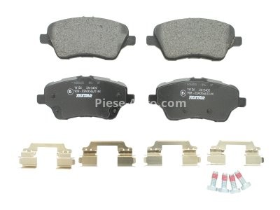 Set plăcuțe frână TEXTAR, față, pentru: FORD B-MAX, FIESTA, FIESTA VI, TOURNEO COURIER B460, TRANSIT COURIER B460, TRANSIT COURIER B460/MINIVAN 1.0-1.6D 06.08-