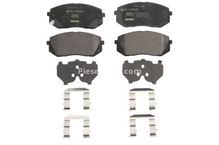 Set plăcuțe frână TEXTAR, față, (cu accesorii), pentru: HYUNDAI KONA, KONA/SUV, SONATA VI, TUCSON; KIA CEED, NIRO I, OPTIMA, PROCEED, SELTOS, SPORTAGE IV, SPORTAGE V, XCEED 1.0-Electric 01.10-