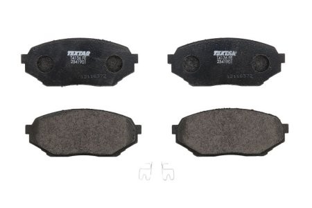 Set plăcuțe frână TEXTAR, față, pentru: MITSUBISHI PAJERO JUNIOR I, PAJERO MINI I 0.7/1.1 10.94-08.98