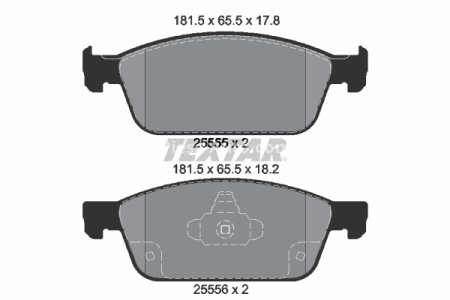Set plăcuțe frână TEXTAR, față, pentru: FORD KUGA II, TOURNEO CONNECT V408 NADWOZIE WIELKO, TRANSIT CONNECT, TRANSIT CONNECT V408/MINIVAN; FORD USA FOCUS 1.0-2.0D 09.04-