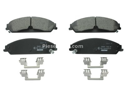 Set plăcuțe frână TEXTAR, față, (cu accesorii; cu suruburi ghidare etrier frână), pentru: CHRYSLER 200, 300C; DODGE CHALLENGER, CHARGER, MAGNUM; LANCIA THEMA 2.4-6.4 09.04-