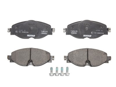 Set plăcuțe frână TEXTAR, față, (cu suruburi ghidare etrier frână), pentru: AUDI A1, A1 ALLSTREET, A1 CITY CARVER, Q3; FORD TOURNEO CONNECT NADWOZIE WIELKOPRZES 1.0-Electric 04.10-