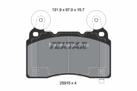Set plăcuțe frână TEXTAR, față, pentru: OPEL INSIGNIA B, INSIGNIA B COUNTRY, INSIGNIA B GRAND SPORT; TESLA MODEL S 1.5-Electric 09.09-
