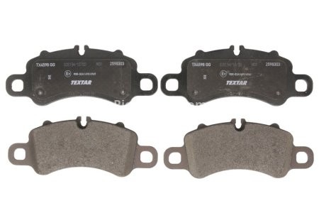 Set plăcuțe frână TEXTAR, față, pentru: PORSCHE 718 BOXSTER, 718 CAYMAN, 911, 911 TARGA 2.5/3.0/3.4 12.11-