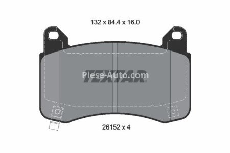 Set plăcuțe frână TEXTAR, față, pentru: TESLA MODEL 3, MODEL Y Electric 01.17-