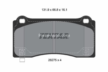 Set plăcuțe frână TEXTAR, față, pentru: TESLA MODEL 3, MODEL Y Electric 01.17-