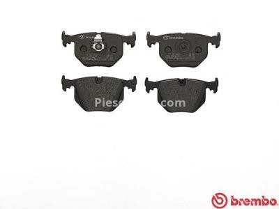 Set plăcuțe frână BREMBO ,spate pentru: BMW 3 (E46), 5 (E39), 7 (E38), X3 (E83), X5 (E53), Z4 (E85), Z4 (E86), Z8 (E52); LAND ROVER RANGE ROVER III 2.0-5.4 03.94-08.12