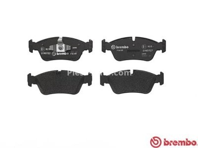Set plăcuțe frână BREMBO ,față, pentru: BMW 1 (E87), 3 (E90), 3 (E91) 2.0/2.0D 06.04-10.11