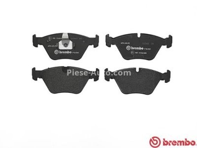 Set plăcuțe frână BREMBO ,față, pentru: BMW 3 (E46), X3 (E83), Z4 (E85), Z4 (E86); MG MG X-POWER, MG ZT, MG ZT- T; ROVER 75, 75 I 2.0-5.0 10.99-12.11