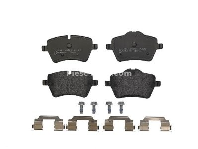 Set plăcuțe frână BREMBO ,față, pentru: MINI (R50, R53), (R52), (R56), (R57), (R58), (R59), CLUBMAN (R55) 1.6 11.03-06.15