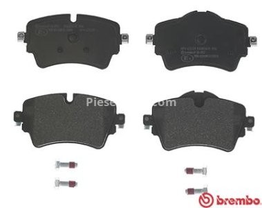 Set plăcuțe frână BREMBO ,față, (cu suruburi ghidare etrier frână; fara optionale), pentru: BMW 2 (F45), 2 GRAN TOURER (F46), X2 (F39); MINI (F55), (F56), (F57) 1.5-2.0D 09.13-