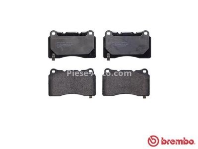 Set plăcuțe frână BREMBO ,față, (fara optionale), pentru: TESLA MODEL S, MODEL X; TOYOTA GT 86 2.0-Electric 01.03-