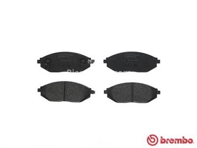 Set plăcuțe frână BREMBO ,față, pentru: CHEVROLET SPARK 1.0-Electric 03.10-