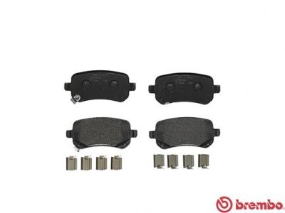 Set plăcuțe frână BREMBO, spate , pentru: CHRYSLER TOWN & COUNTRY, VOYAGER V; DODGE GRAND, JOURNEY; FIAT FREEMONT; VW ROUTAN 2.0D-4.0 06.07-