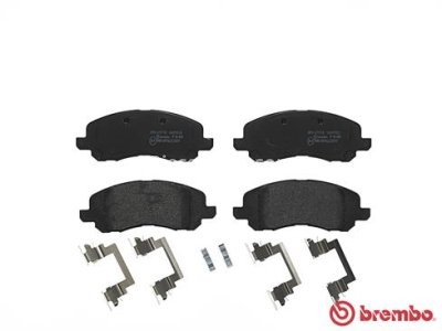 Set plăcuțe frână BREMBO ,față, pentru: CHRYSLER 200, SEBRING; DODGE AVENGER, CALIBER; JEEP COMPASS, PATRIOT; MITSUBISHI ECLIPSE IV 1.8-3.8 04.05-