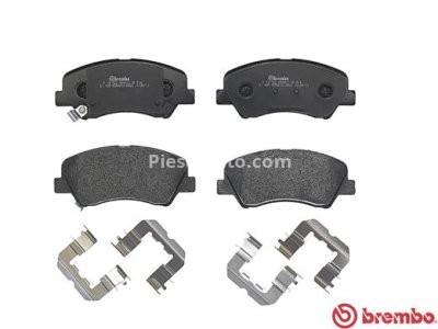 Set plăcuțe frână BREMBO ,față, pentru: HYUNDAI ACCENT IV, ACCENT V, I20 III; KIA RIO III, RIO IV 1.0-1.6D 11.10-
