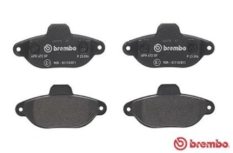 Set plăcuțe frână BREMBO ,față, pentru: FIAT CINQUECENTO, PANDA, PANDA/HATCHBACK, PUNTO, PUNTO/HATCHBACK, SEICENTO / 600; LANCIA Y; ZASTAVA 10 0.7-1.7D 07.91-