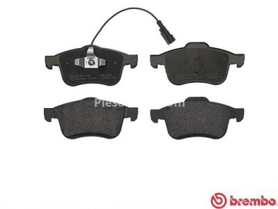 Set plăcuțe frână BREMBO ,față, pentru: FIAT DOBLO, DOBLO CARGO; LANCIA DELTA III; OPEL COMBO TOUR, COMBO/MINIVAN 1.3D-2.0D 09.08-